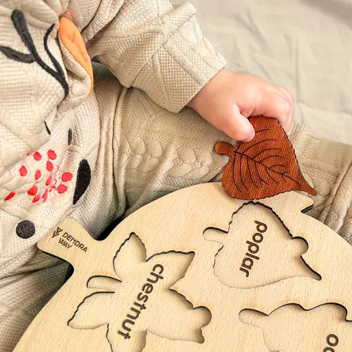 Montessori Leafs Board | Autumn