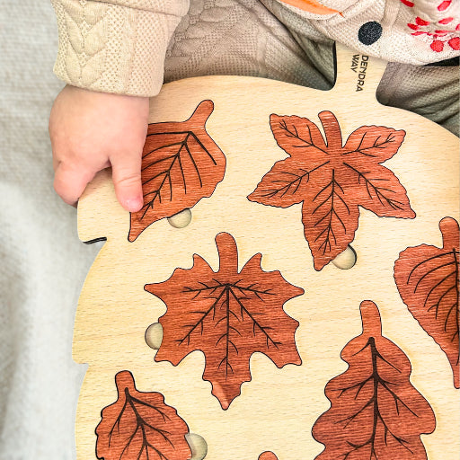 Montessori Leafs Board | Autumn