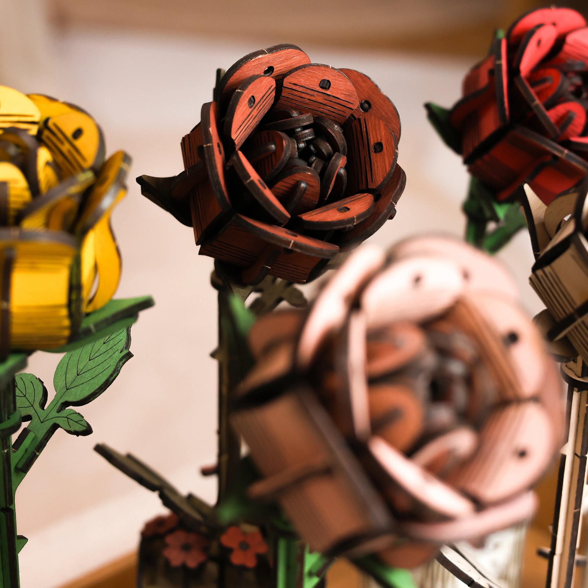 Brown Wooden Rose